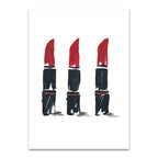 Beauty Lipsticks Wall Art Print