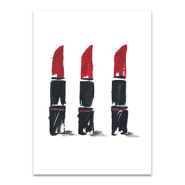 Beauty Lipsticks Wall Art Print