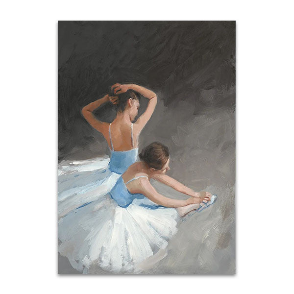 Ballerina Dancers II Wall Art Print