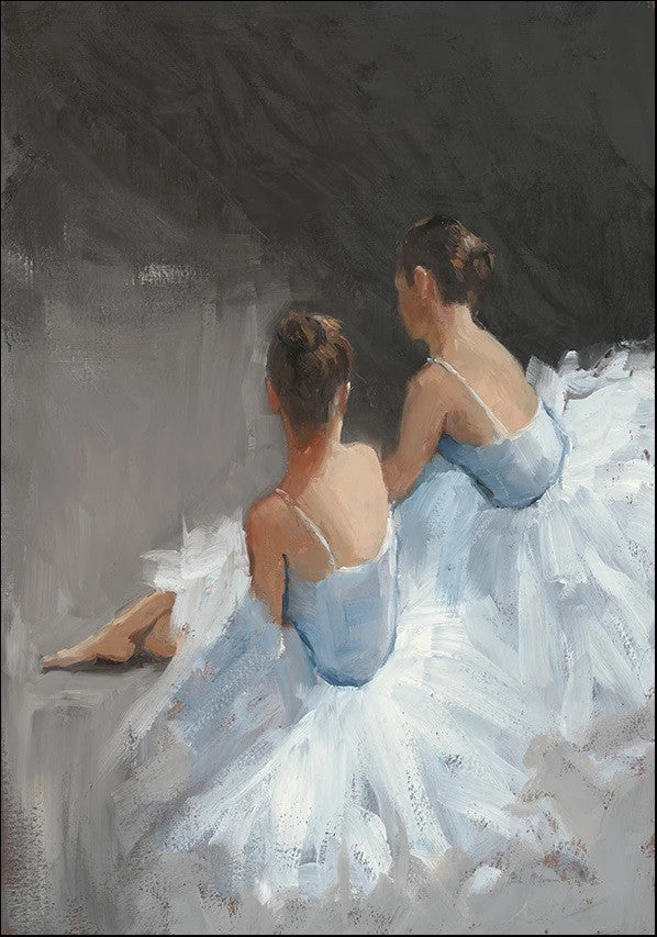 Ballerina Dancers I Wall Art Print