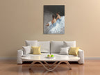 Ballerina Dancers I Wall Art Print on the wall
