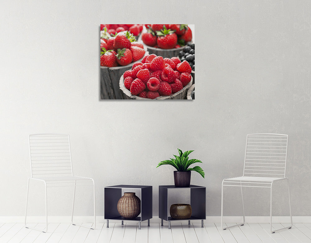 Berries II Wall Art Print on the wall