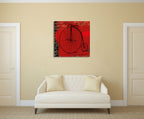 Bicycle II Wall Art Print on the wall