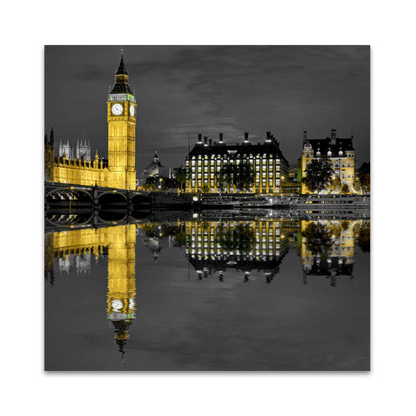 Big Ben Reflection Wall Art Print