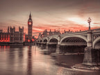 Big Ben Sunset Wall Art Print