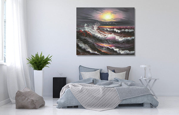 Big Waves on the wall