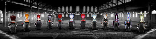 Bike Parade Wall Art Print