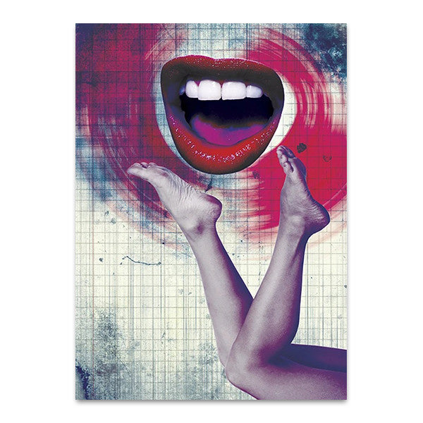 Bla Bla Bla Wall Art Print