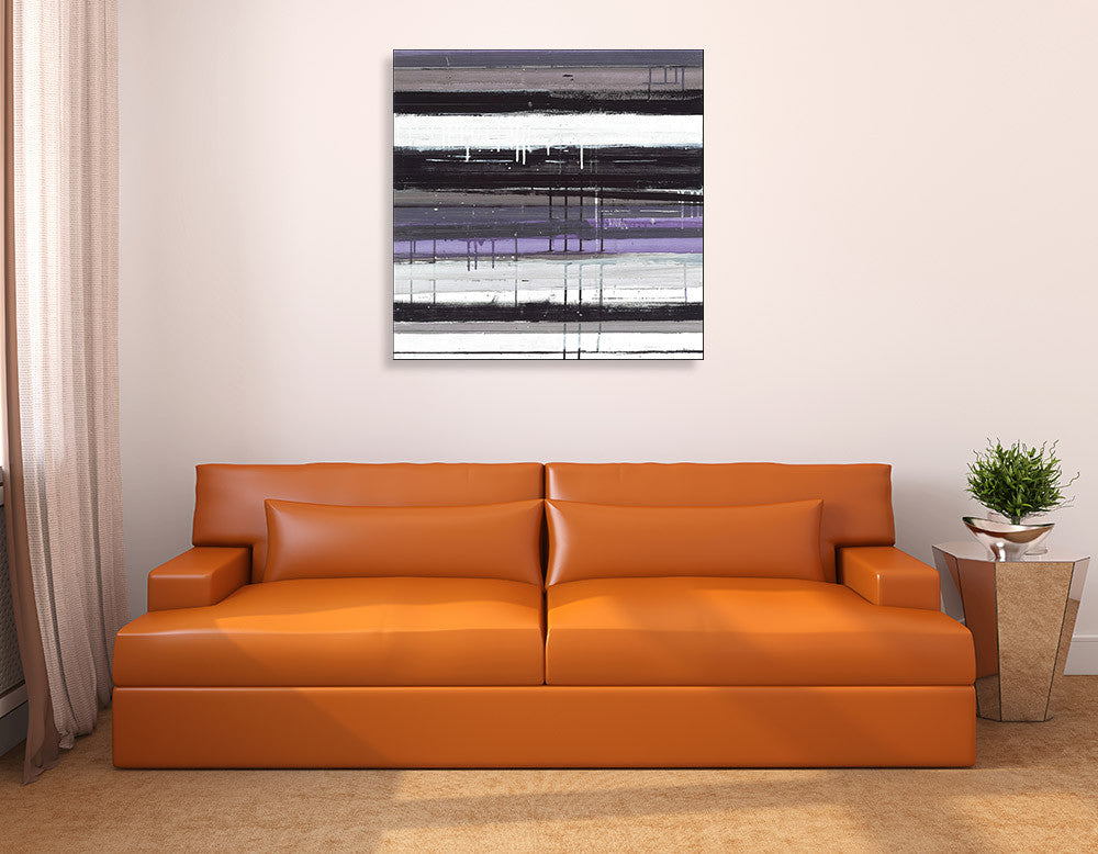 Blinds A Wall Art Print on the wall
