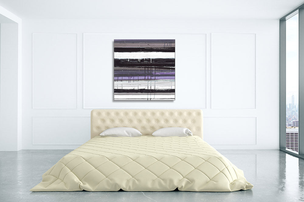 Blinds A Wall Art Print on the wall