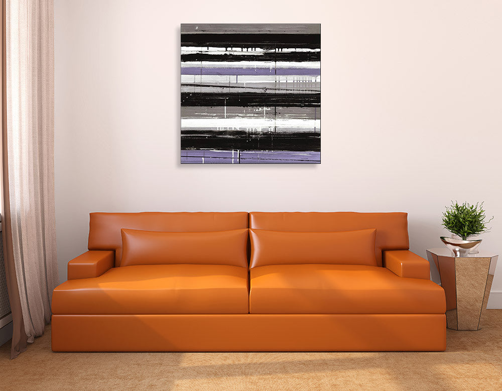 Blinds B Wall Art Print on the wall