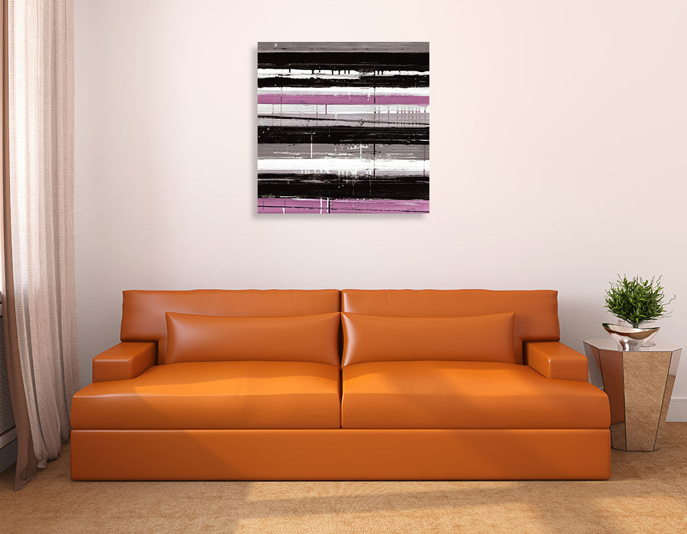Blinds H Wall Art Print on the wall