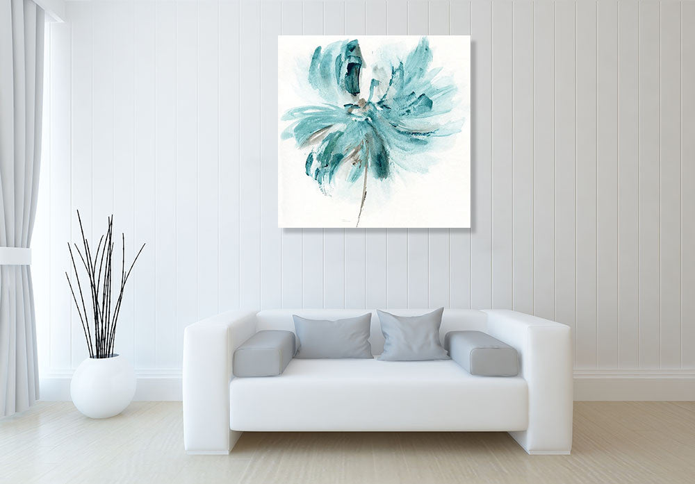 Blue Dance I Wall Art Print on the wall