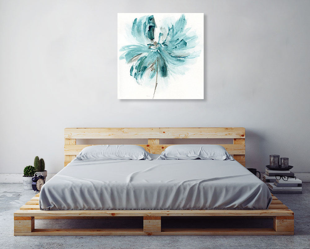 Blue Dance I Wall Art Print on the wall