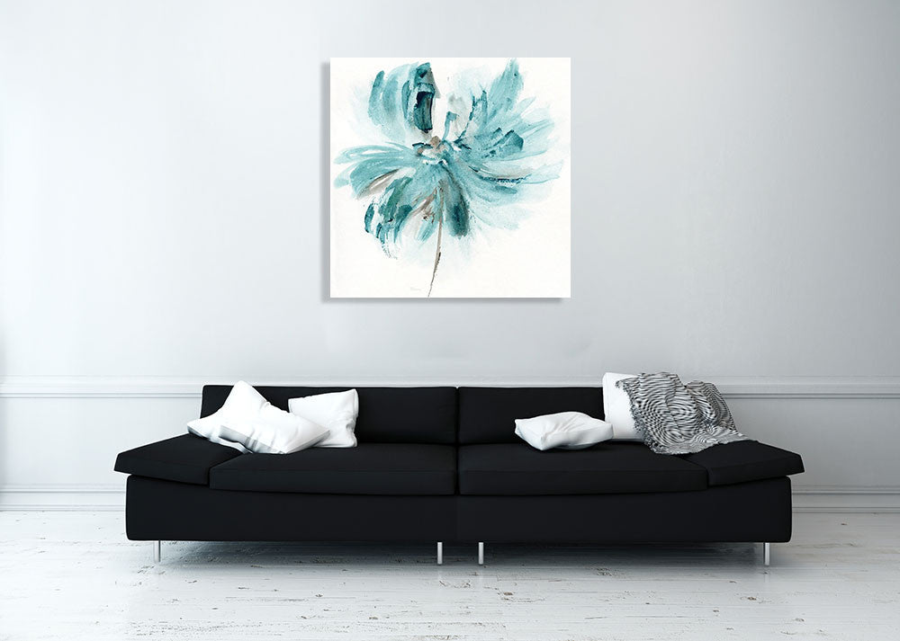 Blue Dance I Wall Art Print on the wall