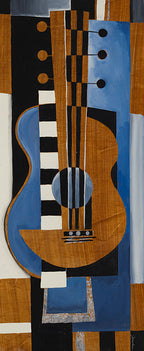 Blues Guitar Wall Art Print