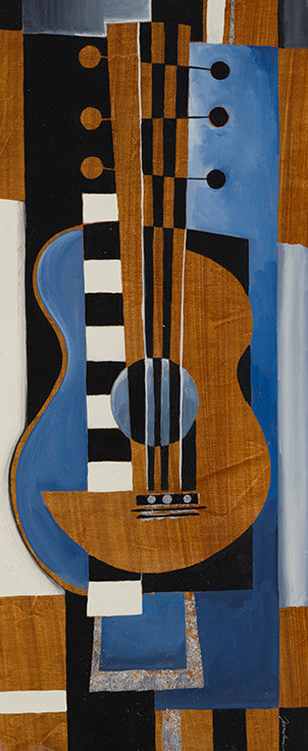 Blues Guitar Wall Art Print