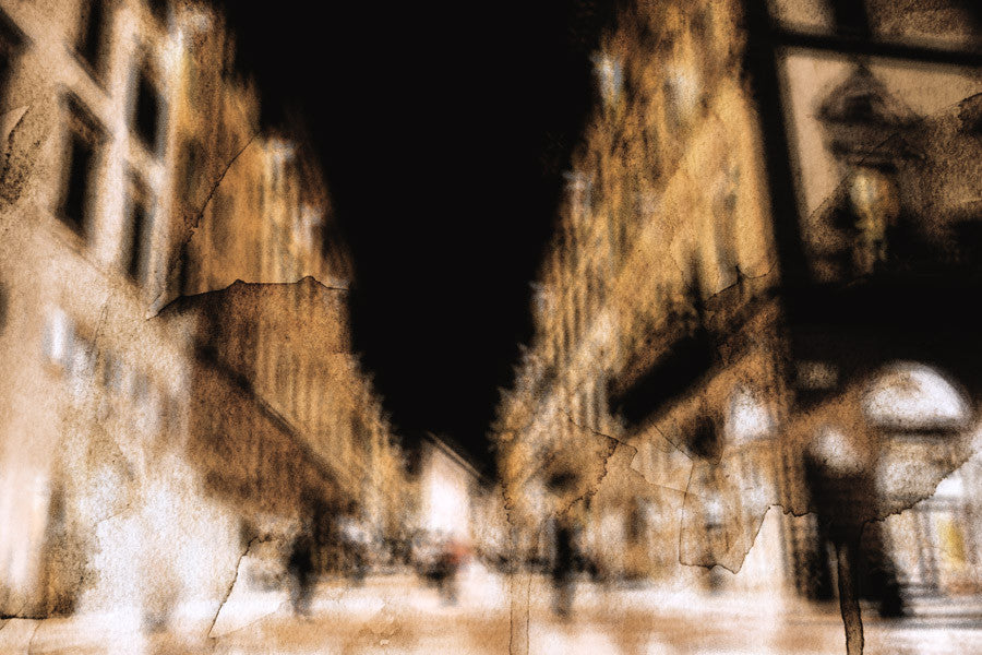 Blurred Street II Wall Art Print