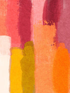 Blushing Smears Wall Art Print