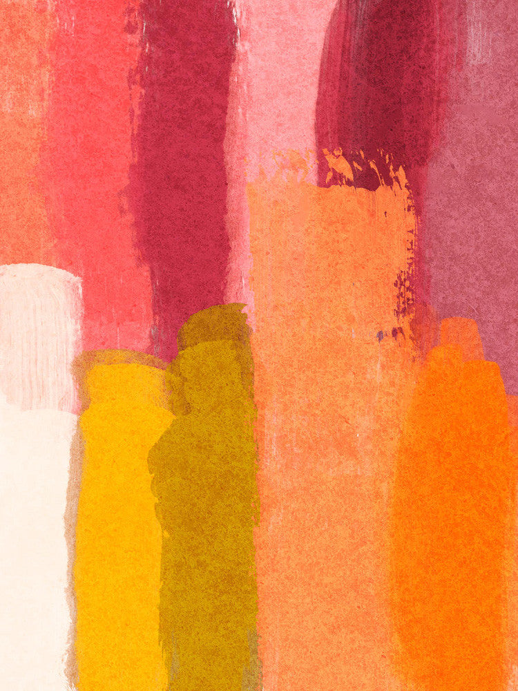 Blushing Smears Wall Art Print