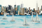 Boat City Wall Art Print