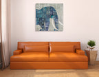 Botswana Patterns Wall Art Print on the wall