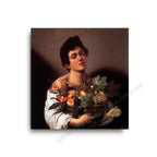 Boy with a Basket of Fruit