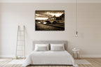 Bridge on The Seine Wall Art Print on the wall