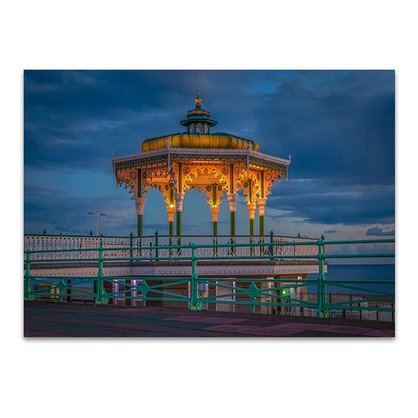 Brighton Blue Sky Wall Art Print