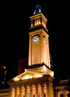Brisbane City Hall Tower Wall Art Print