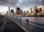 Brisbane City Skyline Wall Art Print