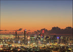 Brisbane City Sunrise Wall Art Print