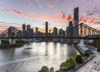Brisbane Cityscape Wall Art Print