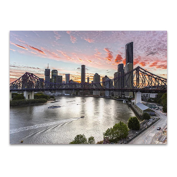 Brisbane Cityscape Wall Art Print