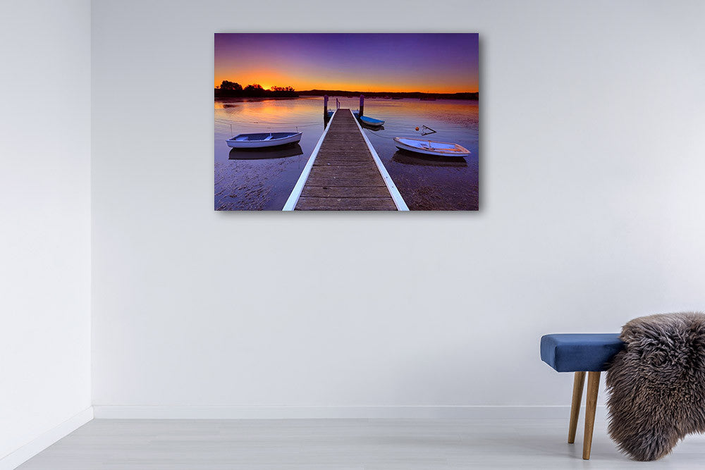Brisbane Waters Central Coast Wall Print on the wall