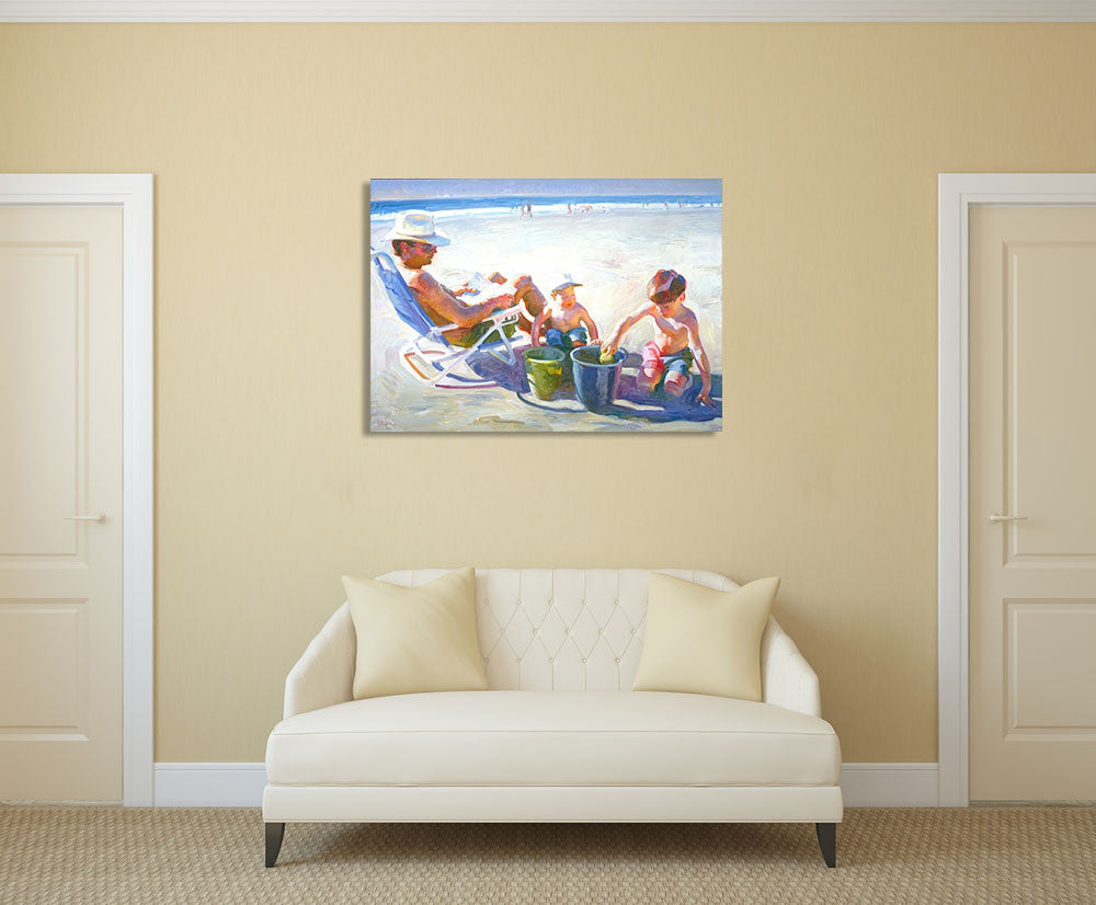Brothers Wall Art Print on the wall