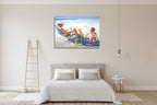 Brothers Wall Art Print on the wall