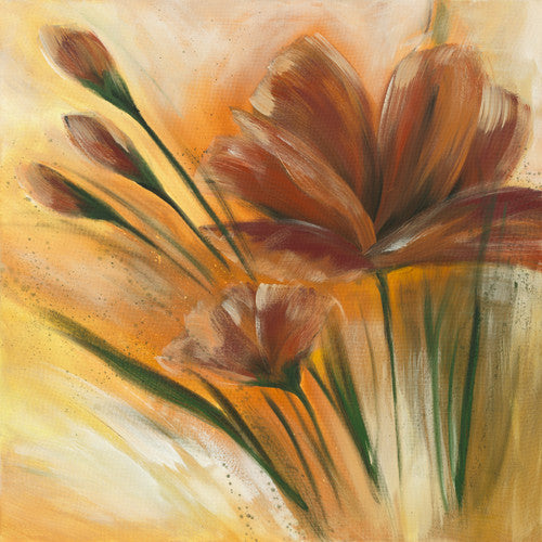 Brown Flower II Wall Art Print