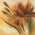 Brown Flower II Wall Art Print