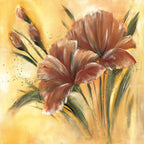Brown Flower I Wall Art Print