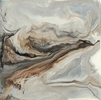 Brown Marble Wall Art Print