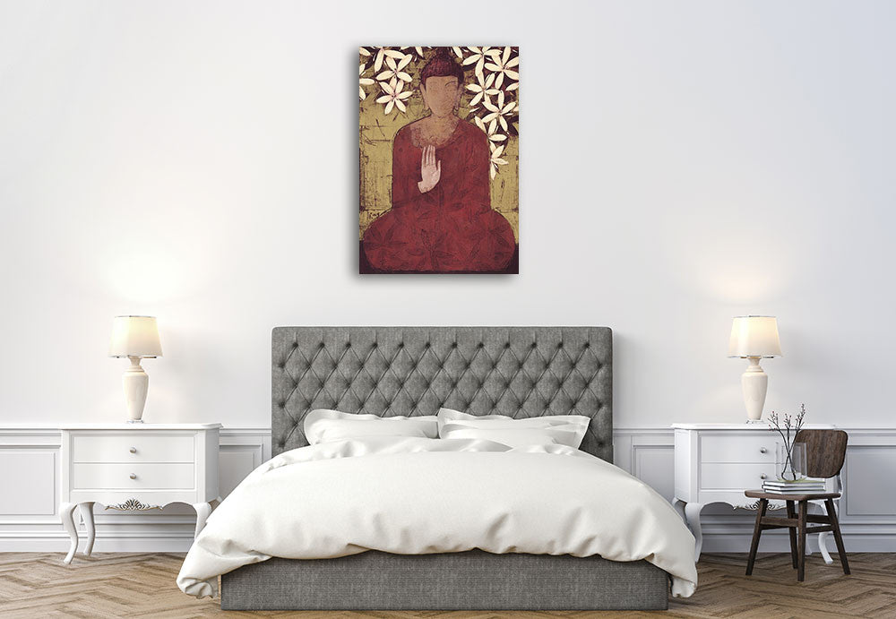Buddha Enlightment Wall Art Print on the wall