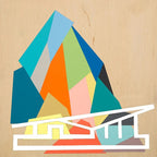 Building Silhouette II Wall Art Print