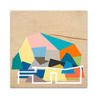 Building Silhouette I Wall Art Print