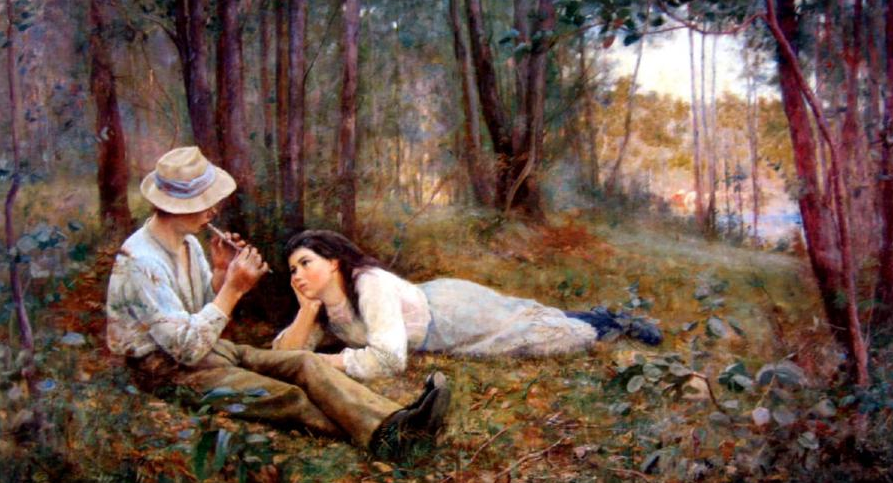McCubbin | Bush Idyll The Flute Player