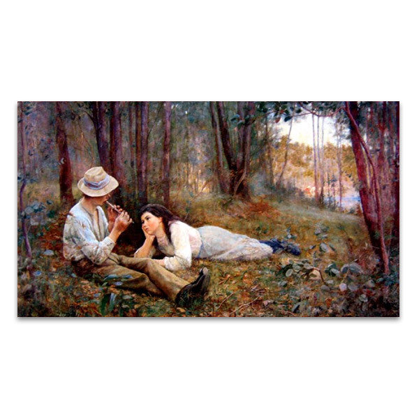 McCubbin | Bush Idyll The Flute Player