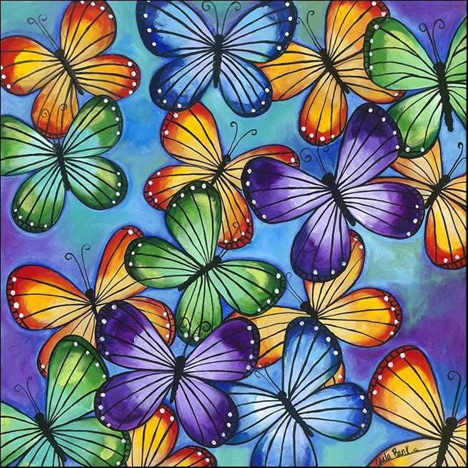 Butterflies Colour Wall Art Print 