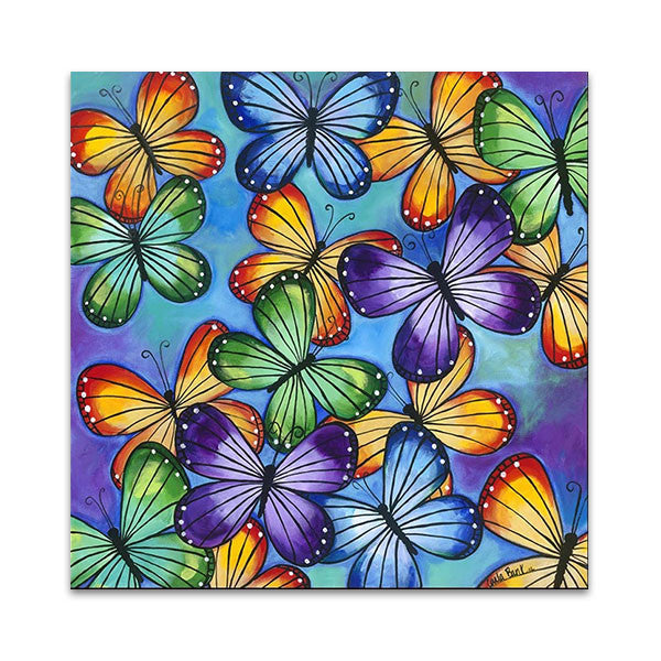 Butterflies Colour Wall Art Print 