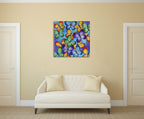 Butterflies Colour Wall Art Print on the wall