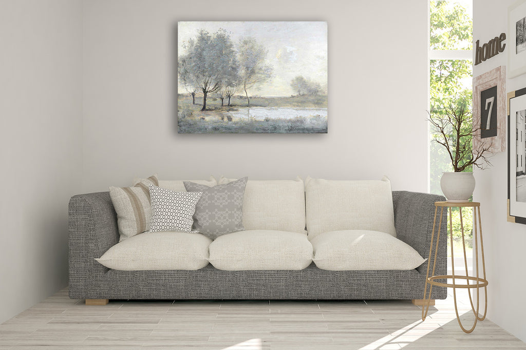 By the Pond II Wall Art Print on the wall